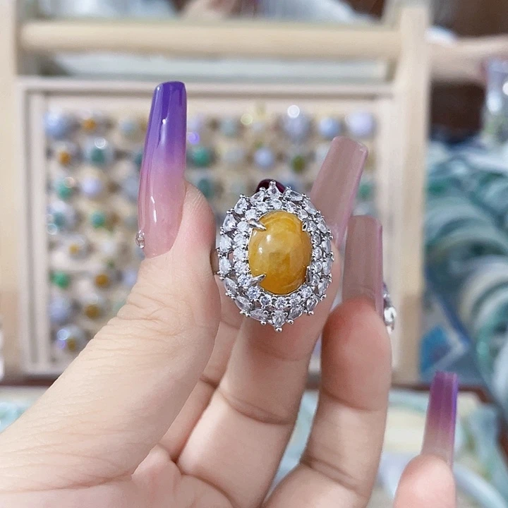 颈饰未镶嵌翡翠天然翡翠Ａ货