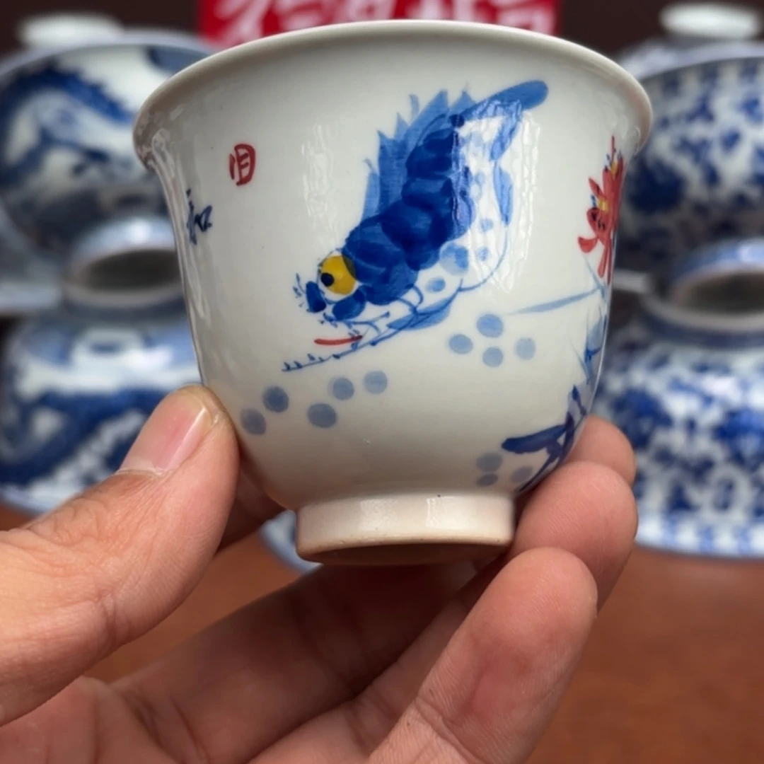 陶摆件微瑕铃铛杯和为贵景德镇发货