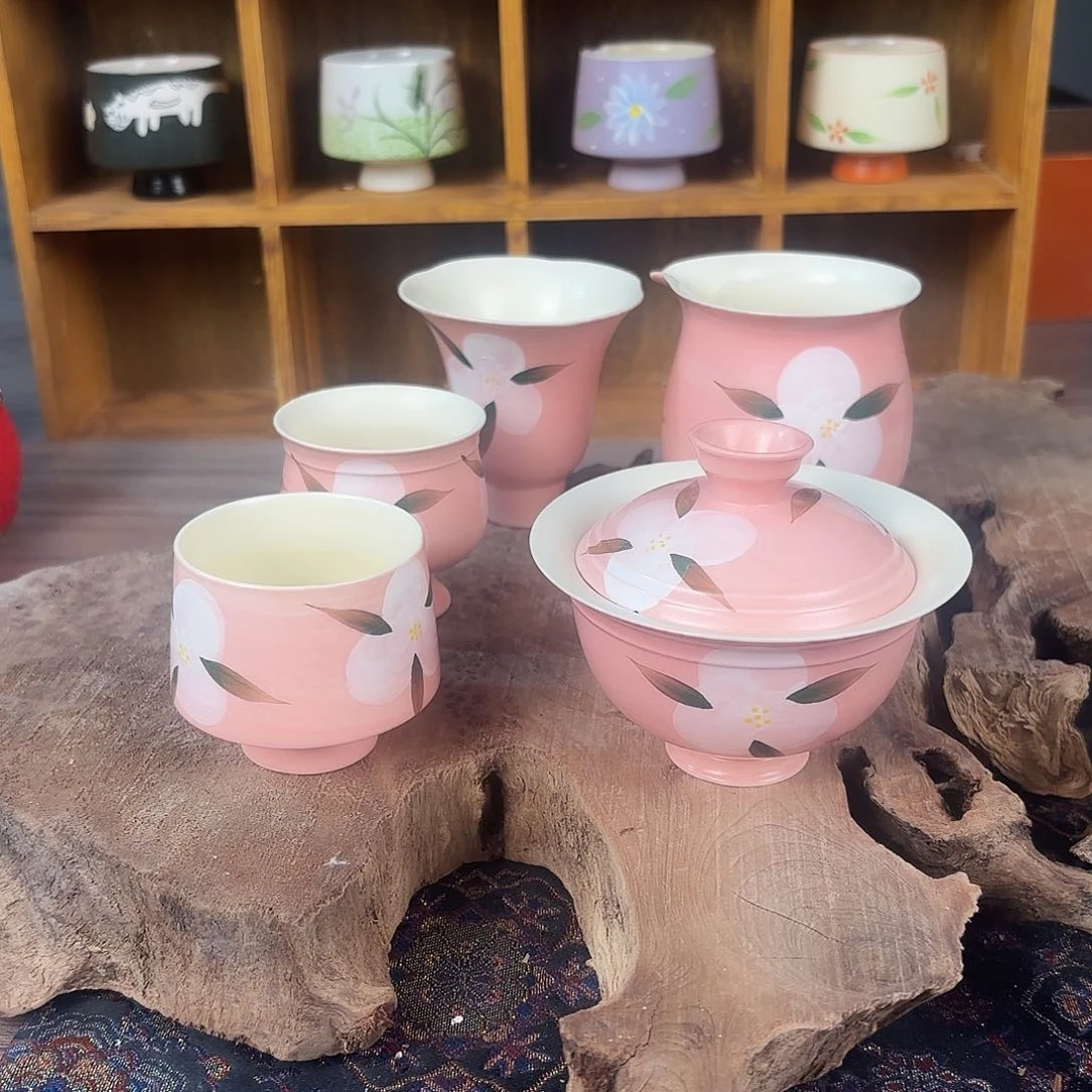 高温陶瓷茶壶茶杯盖碗