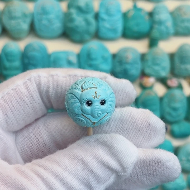 未镶嵌绿松石珠宝奇石