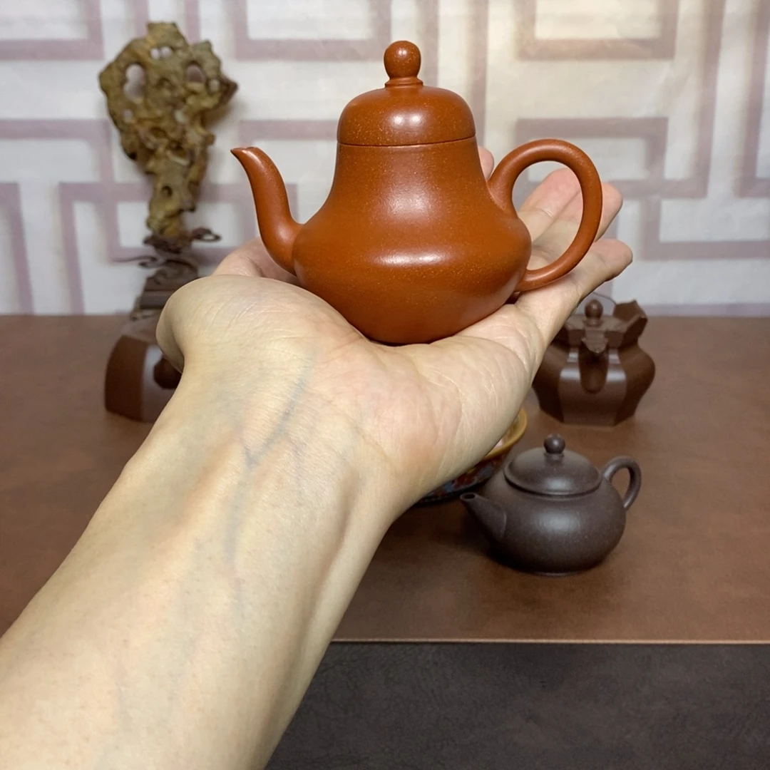 紫砂茶壶紫砂茶具小红泥思婷