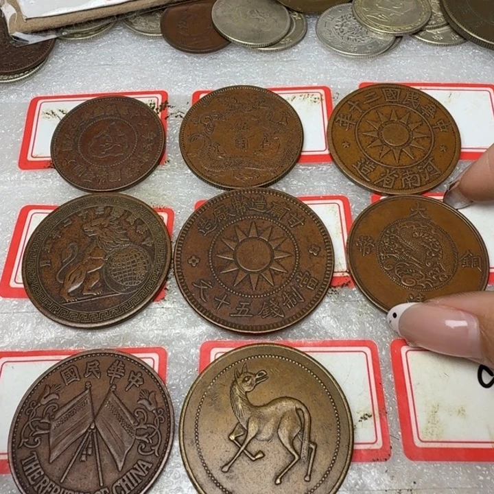 帝***一上1个铜币工艺品摆件