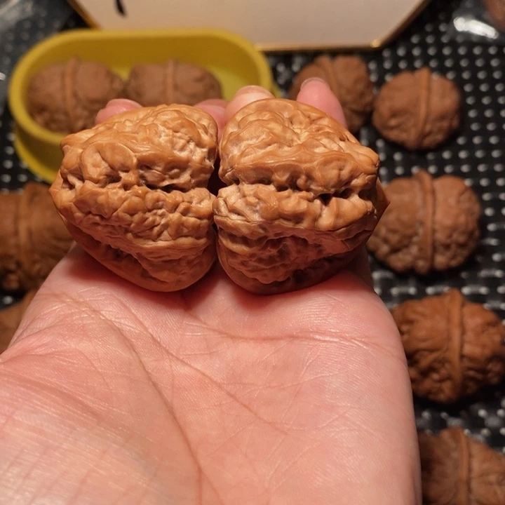 ****⁵文玩核桃把件三角箭毒蛙王