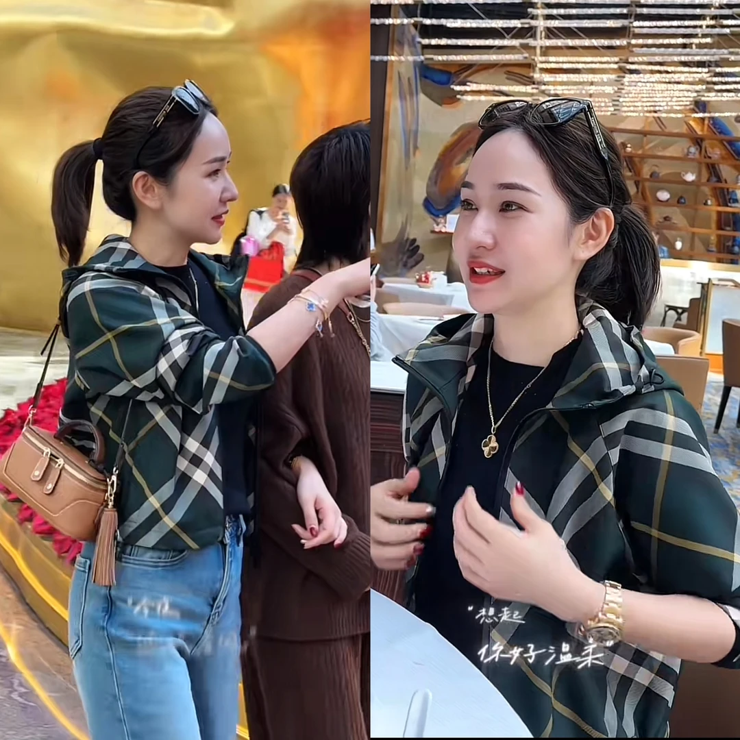 【格情英伦】经典时尚特定面料柔软连帽外套XY25140