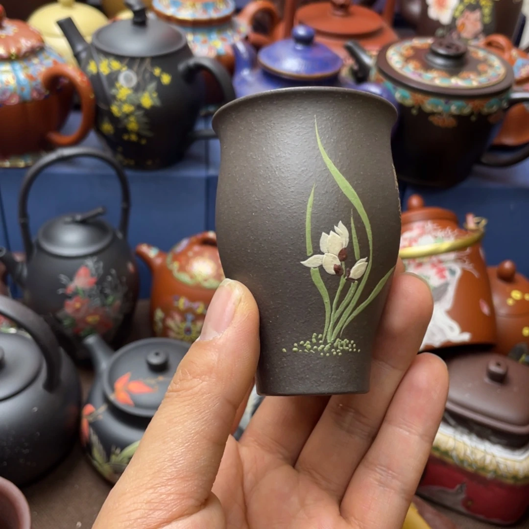 紫砂茶杯紫砂主人杯