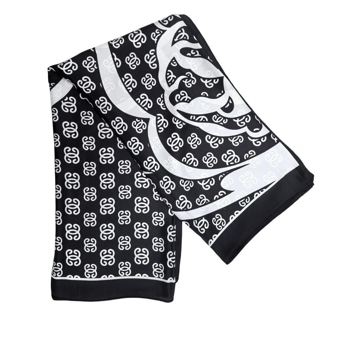 小香风复古法式经典新款围巾X49