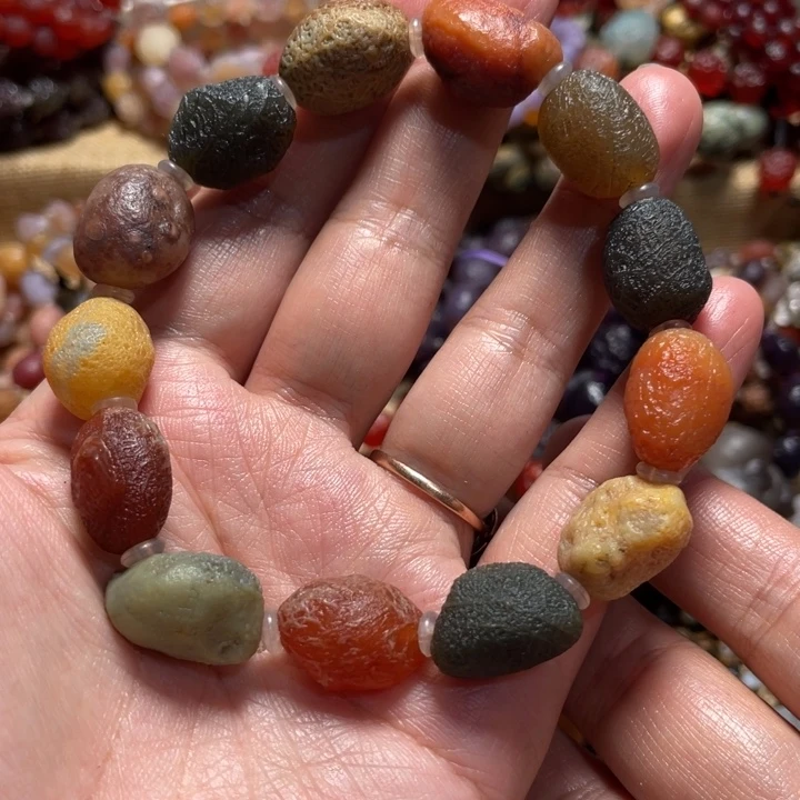 玛瑙/玉髓合金手链