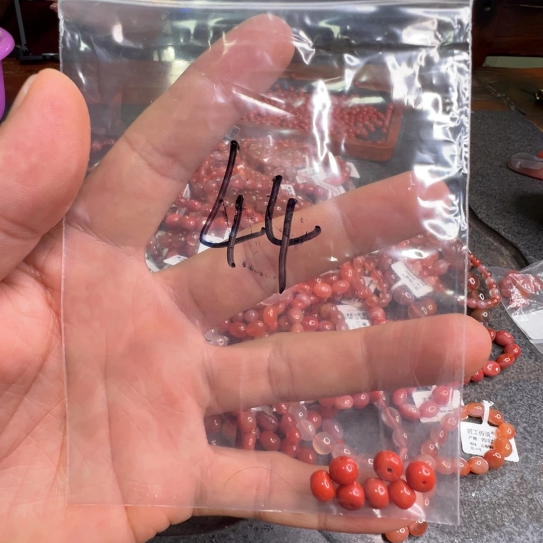 南红玛瑙未镶嵌配饰44七粒