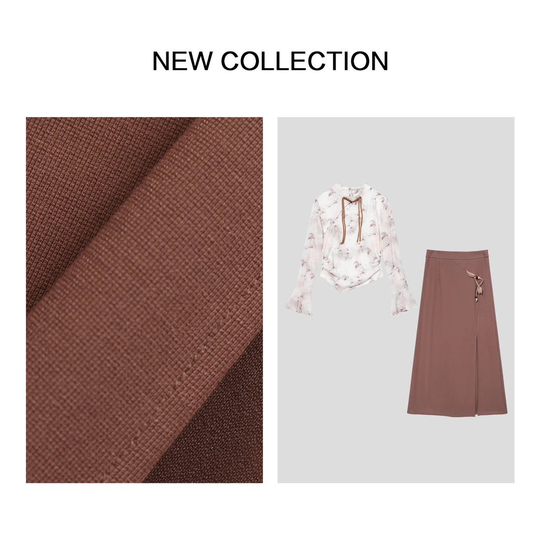 【龙哥专属】D1F38028B 女士秋季优雅长袖+长裤套装 3011