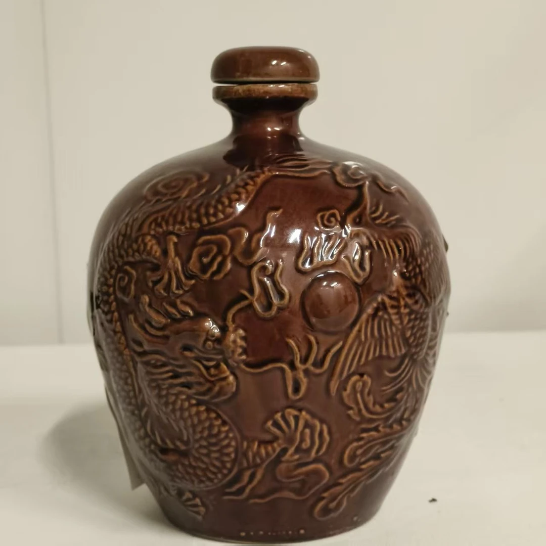 大地魂酒浓香型白酒1.5L坛子装52度纯粮食酿造口粮酒