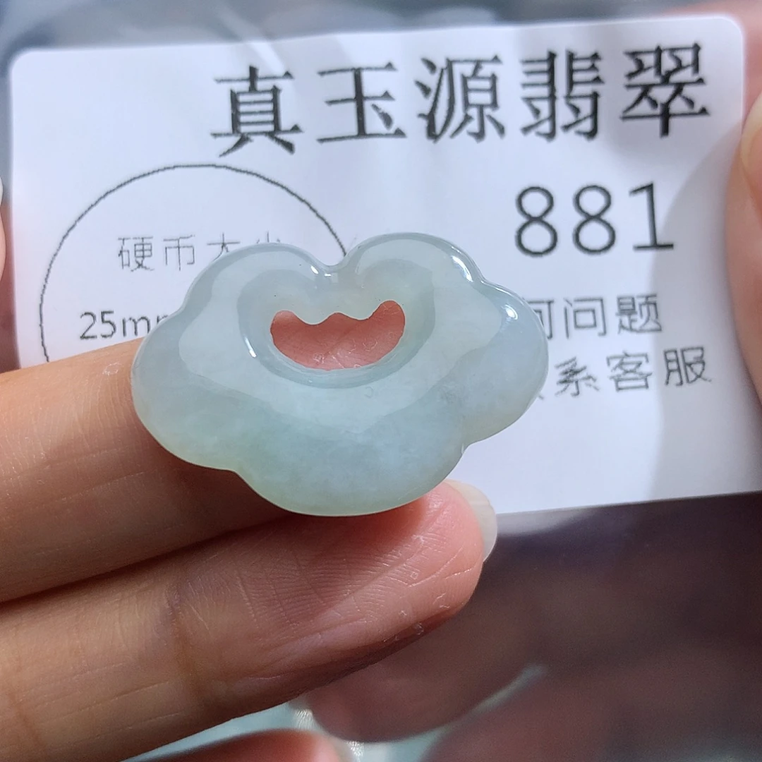 翡翠未镶嵌颈饰881