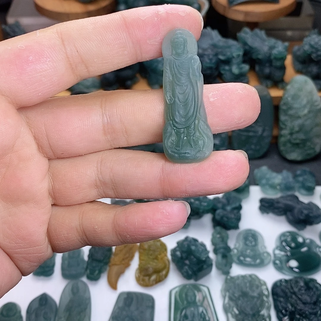 定制翡翠未镶嵌阿米