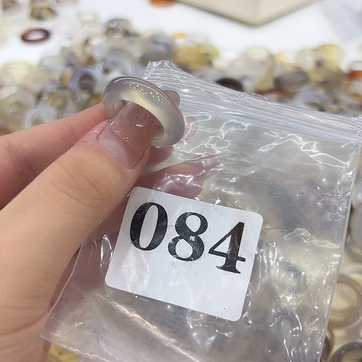 合金戒指玛瑙/玉髓84港11
