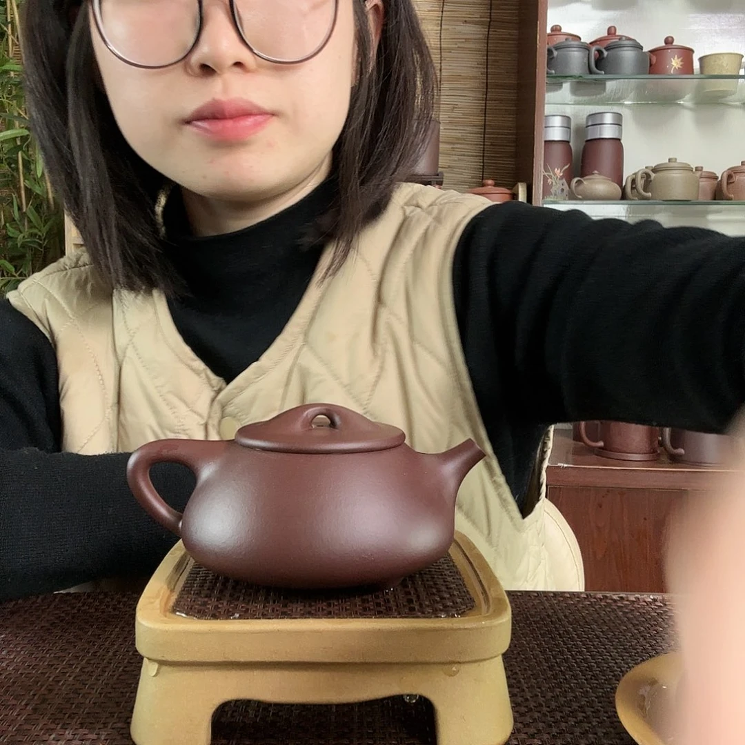 紫砂茶杯中槽清满瓢紫砂壶280CC