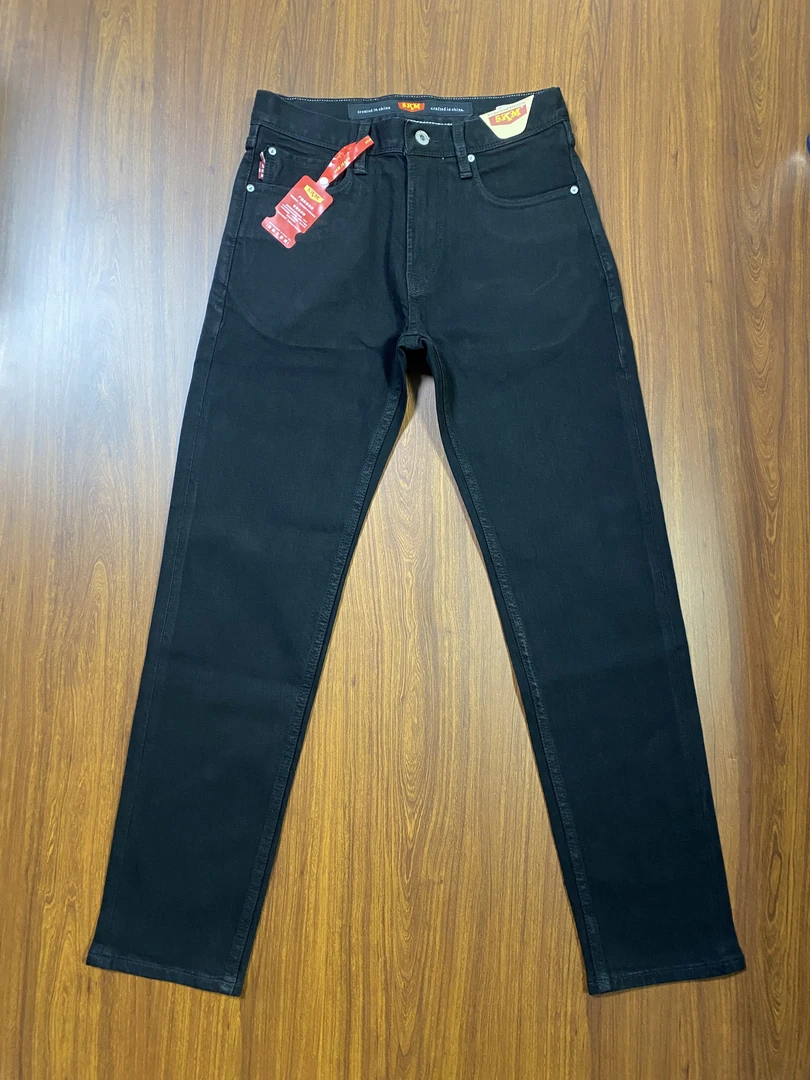 赤耳丹宁四季款13盎司小直筒微弹高端休闲百搭时尚男士牛仔裤3013