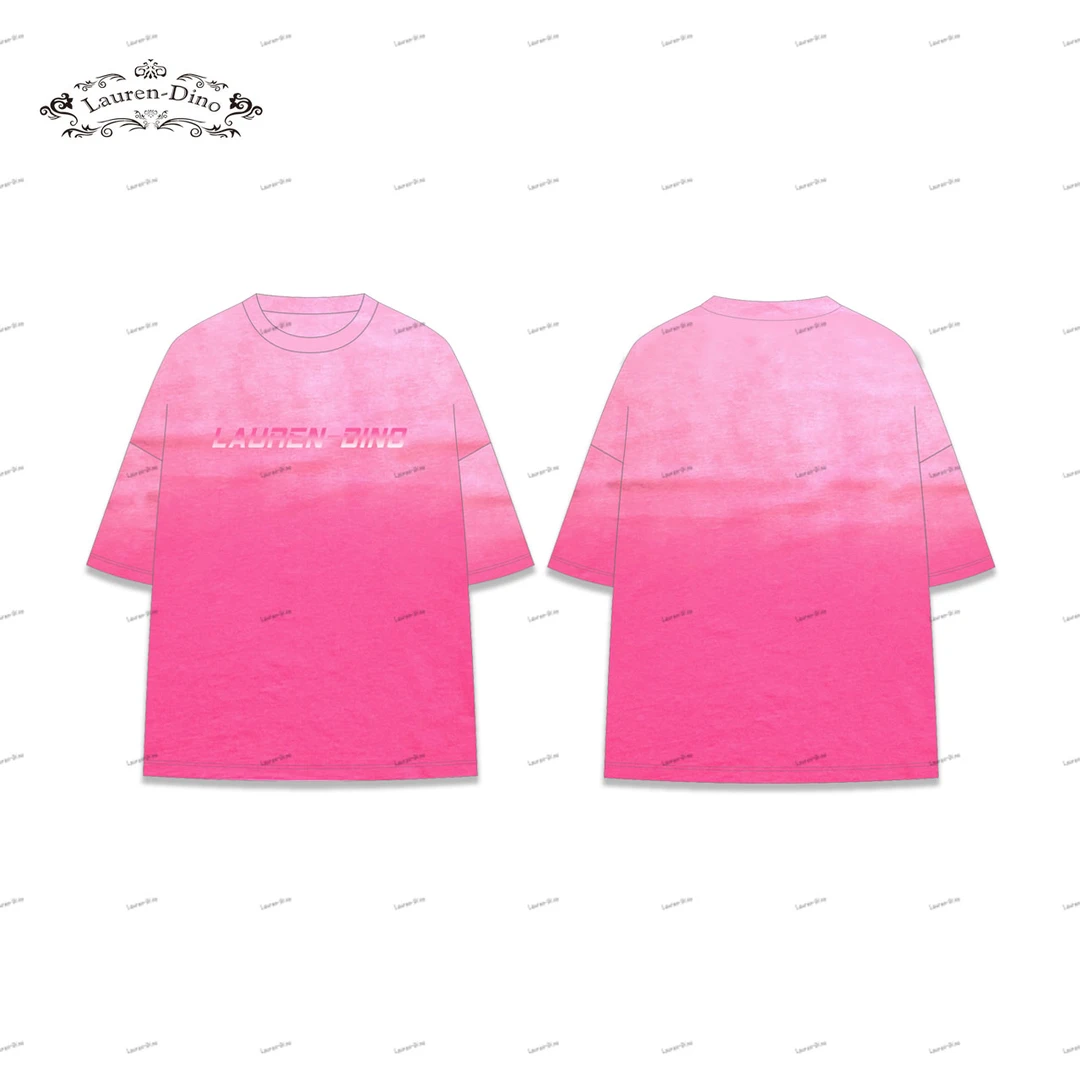【Lauren-Dino】纯棉T恤时尚百搭夏季潮流圆领原创设计款