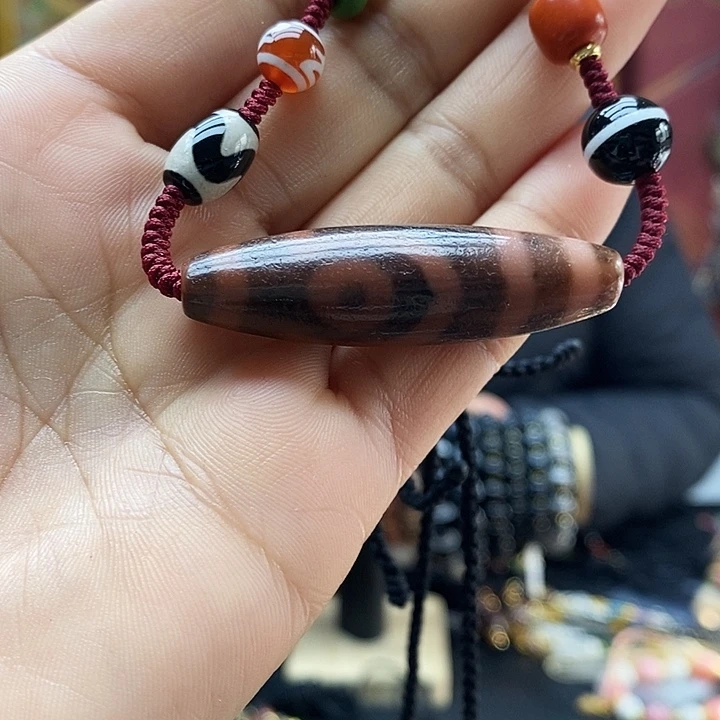 玛瑙/玉髓（覆膜）合金颈饰