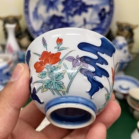 【闪购商品】碟探**球中古工艺品回流瓷器