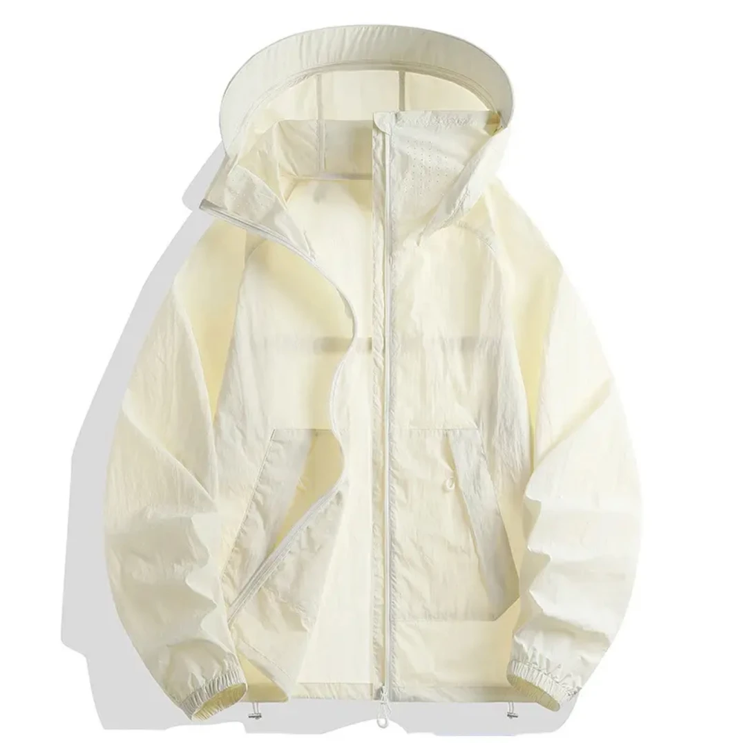 【防晒冰壳顶配版】可拆帽檐户外晴雨两穿冰感透气防晒衣