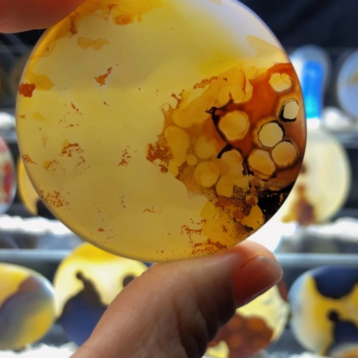 合金玛瑙/玉髓珠宝奇石115