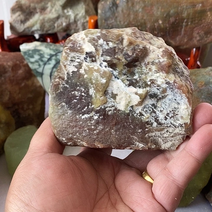 蛇纹石玉合金珠宝奇石