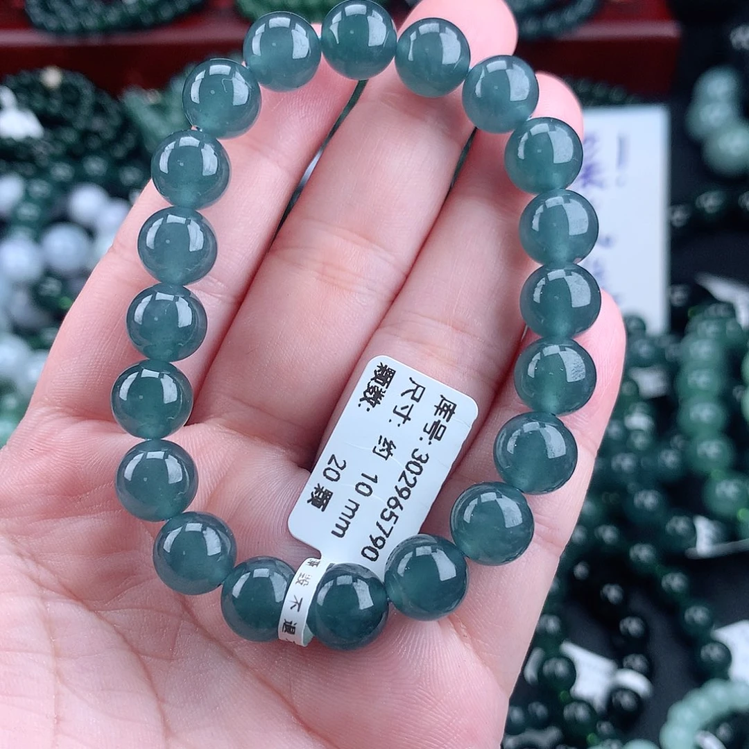 翡翠未镶嵌毛衣链