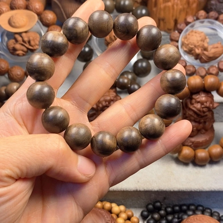 手串/手链檀香木老山檀奶香味1.5黑肉微瑕