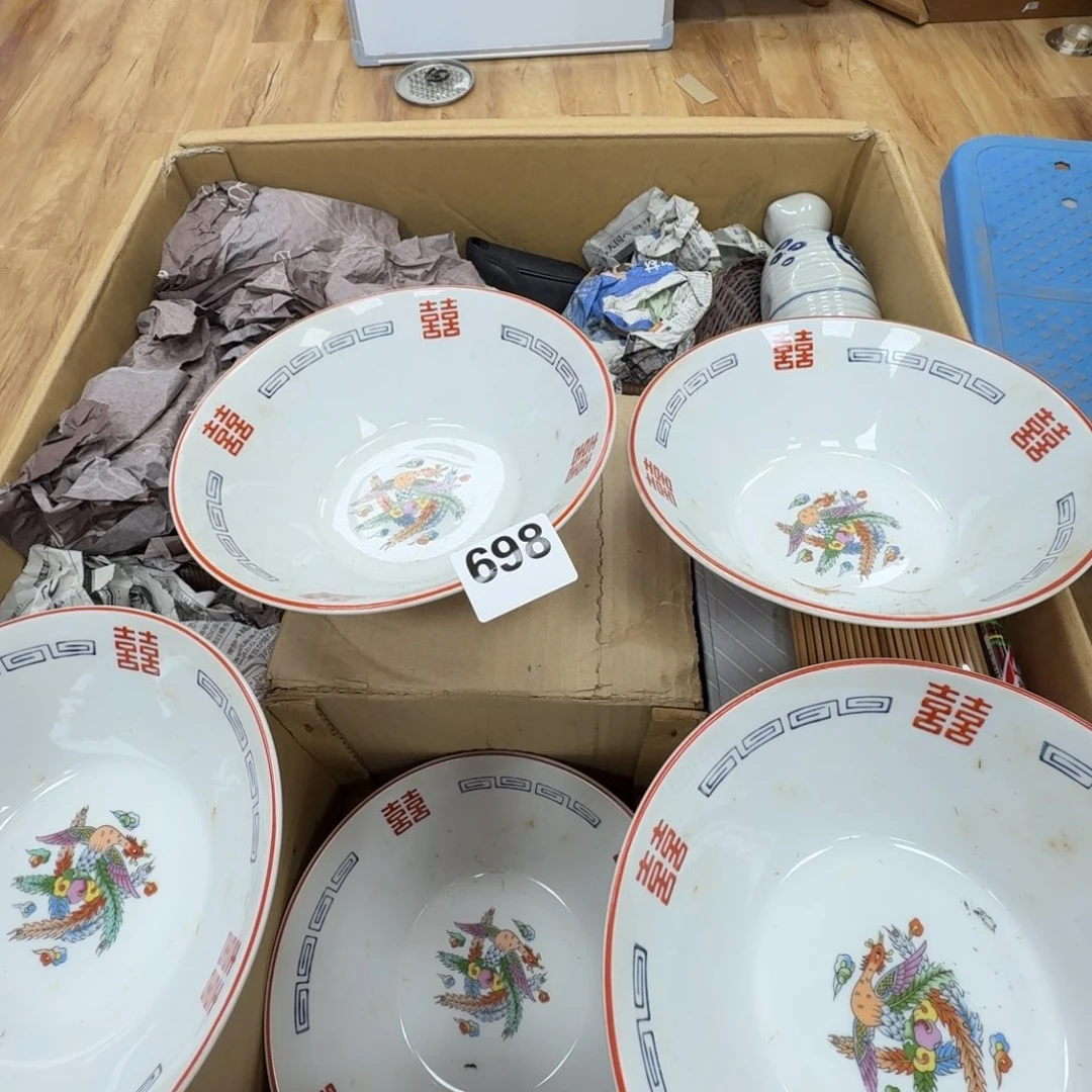 瓷片工艺品摆件瓷器摆件正能量