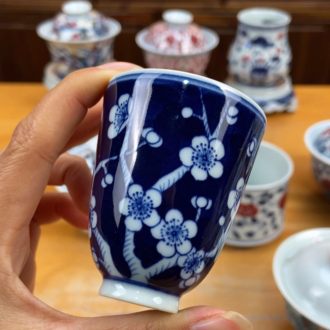 手绘现代茶具非古董