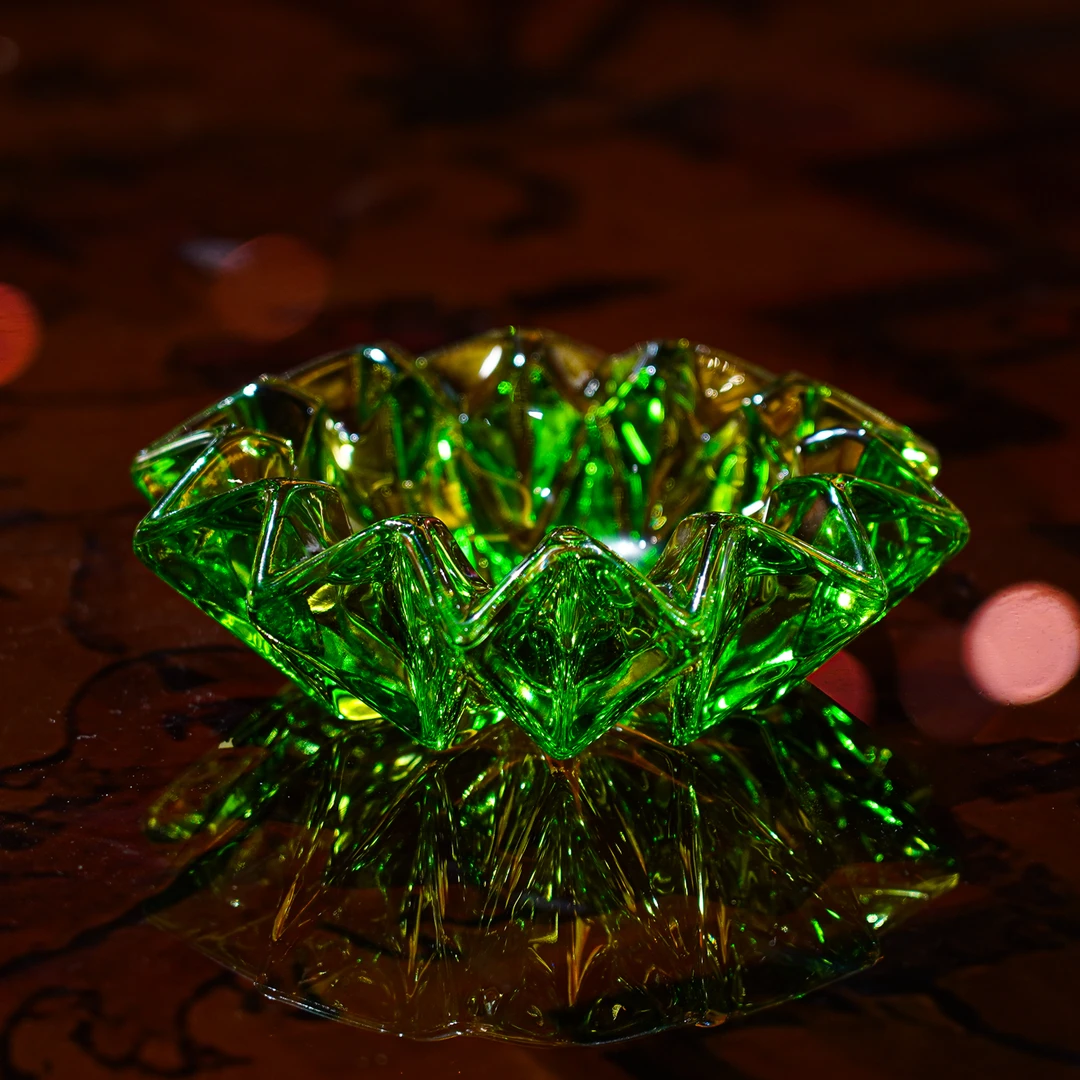 【本尼家】DM08水晶果盘饰品欧式客厅茶几家用装饰高级感装饰摆件