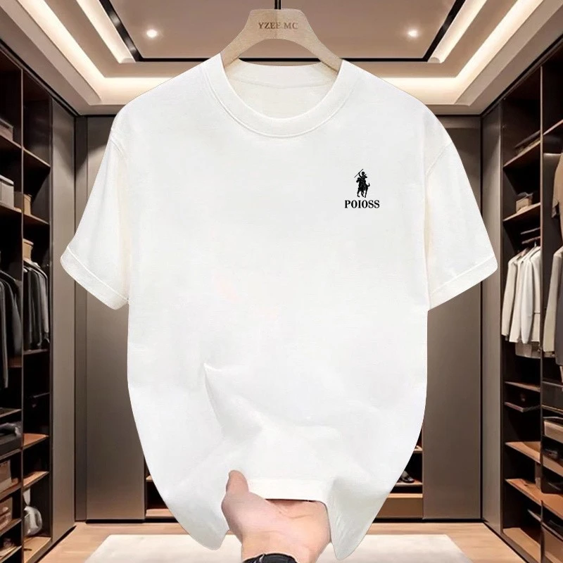 【Npkp&Victorit官方】2025夏季新款短袖T恤男士100%纯棉圆领半袖