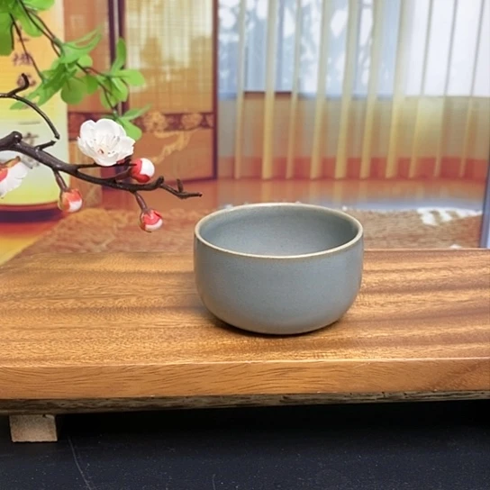 杯柴烧微瑕主人杯一