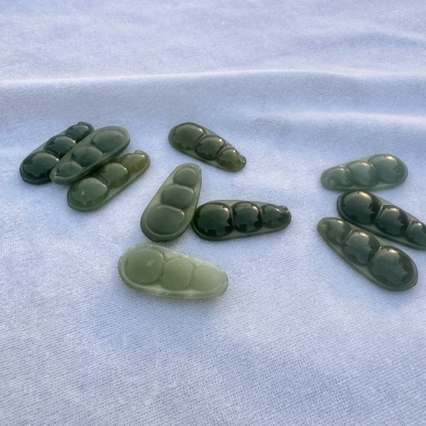 和田玉湖水绿福豆（多样性发一）不退