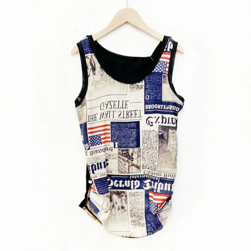 【W1085 黑色英文】时尚女士上衣