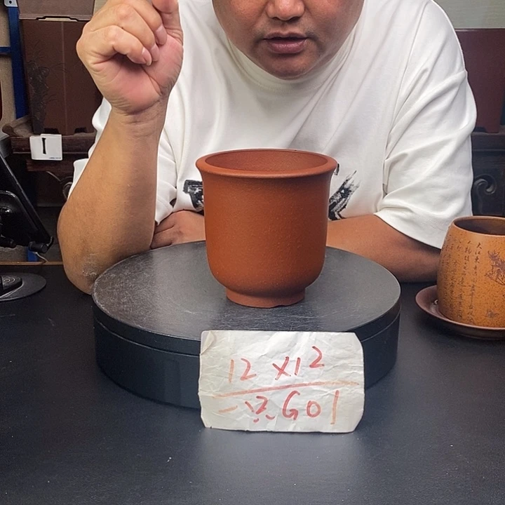 紫砂花盆货号一只G01