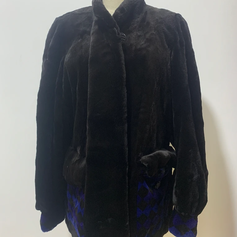 中古进口水貂毛外套