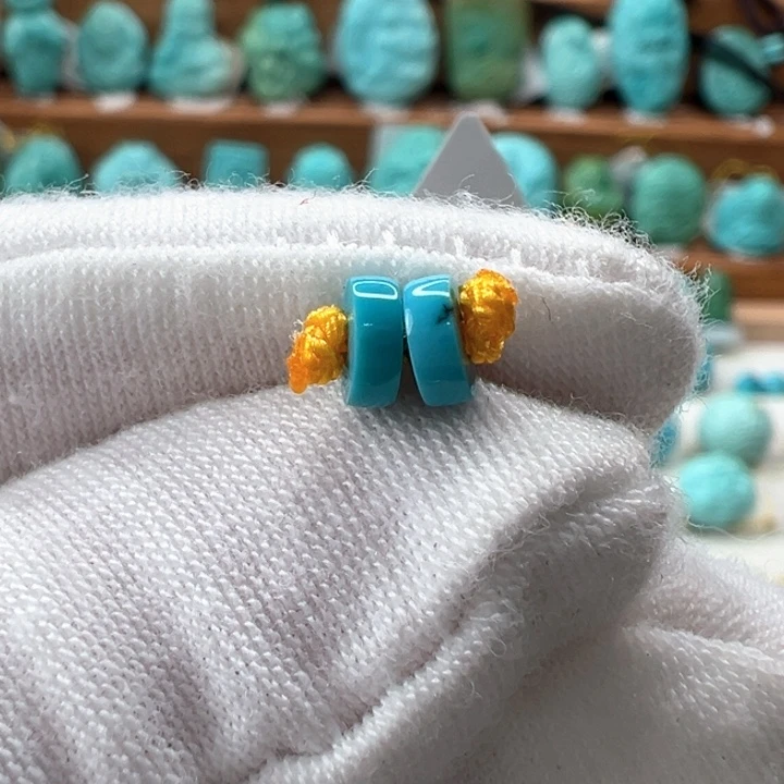 绿松石未镶嵌隔片5mm