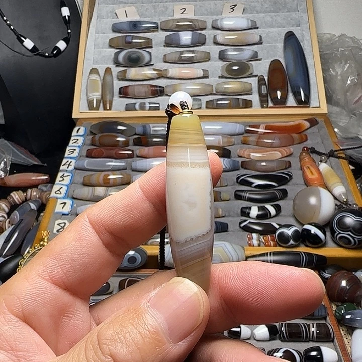 玛瑙/玉髓未镶嵌吊坠(不含链)