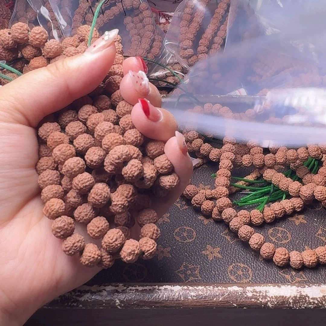 吖***枫吊坠金刚菩提108不挑福利款有瑕疵2条