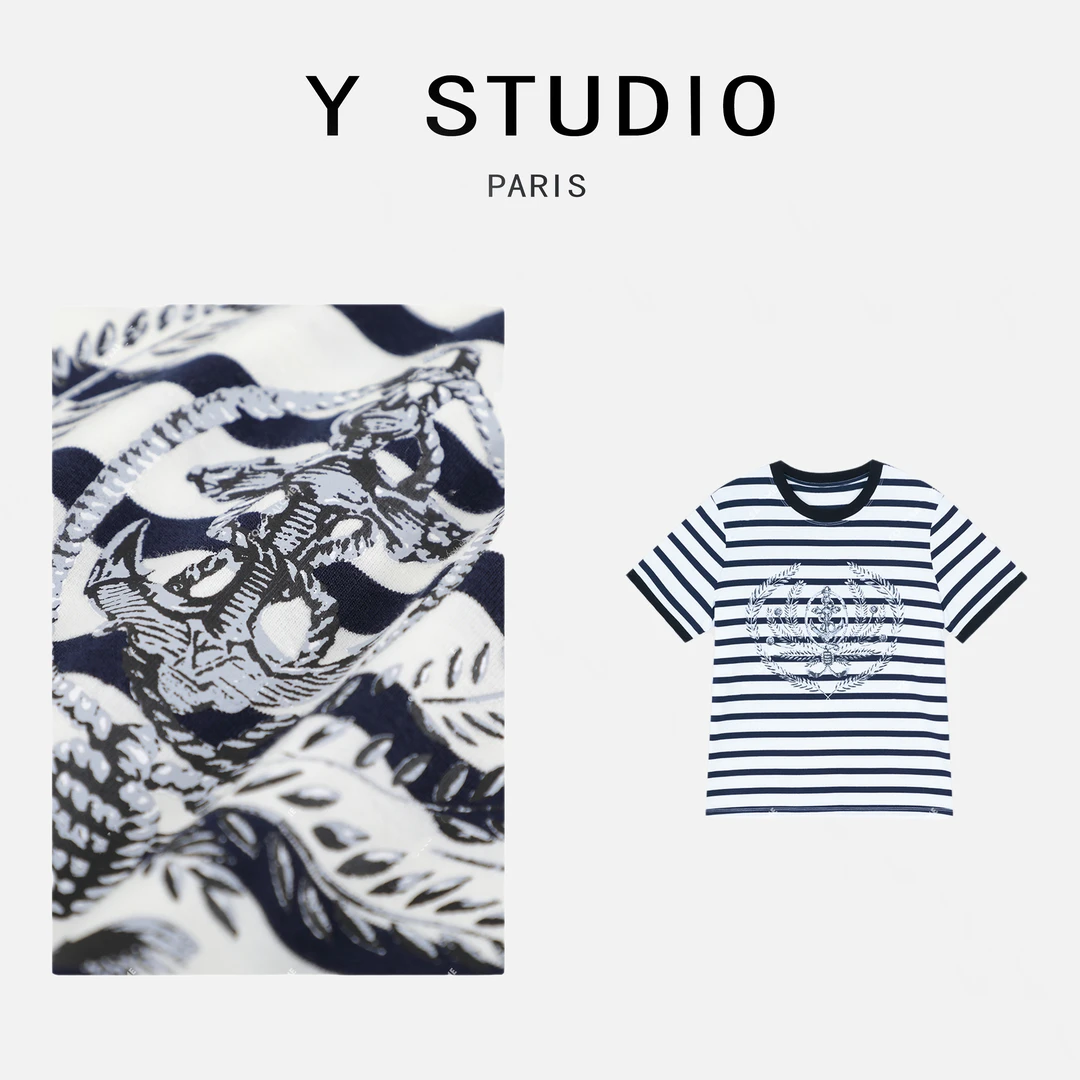 【大妮专属】【原野】撞色设计搭配定制精致印花休闲短袖230C