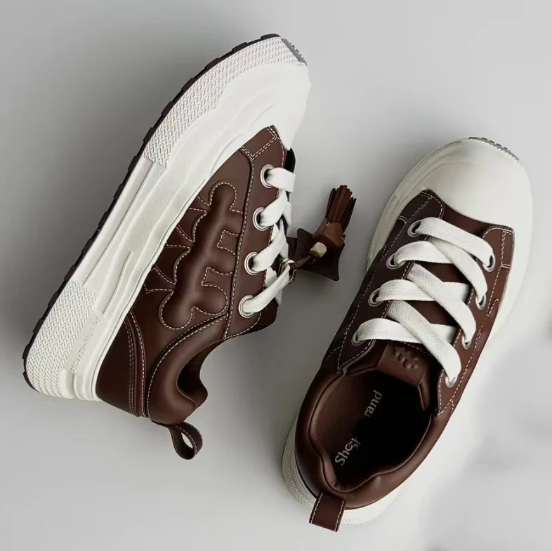 【SHOOT 卓远同款】新配色梅花重奏系列巧棕明星同款耐磨帆布鞋男女