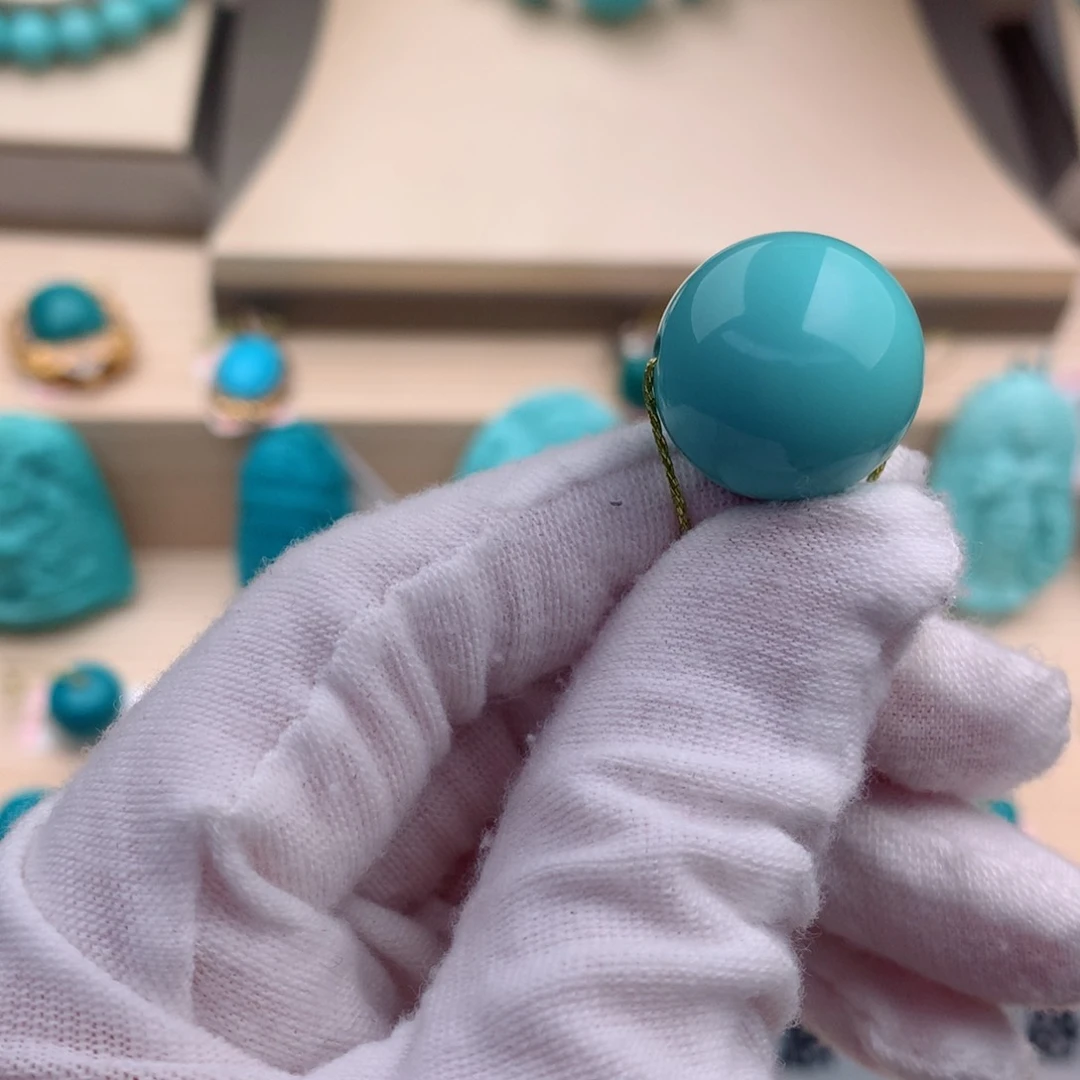 绿松石珠宝奇石未镶嵌17.6