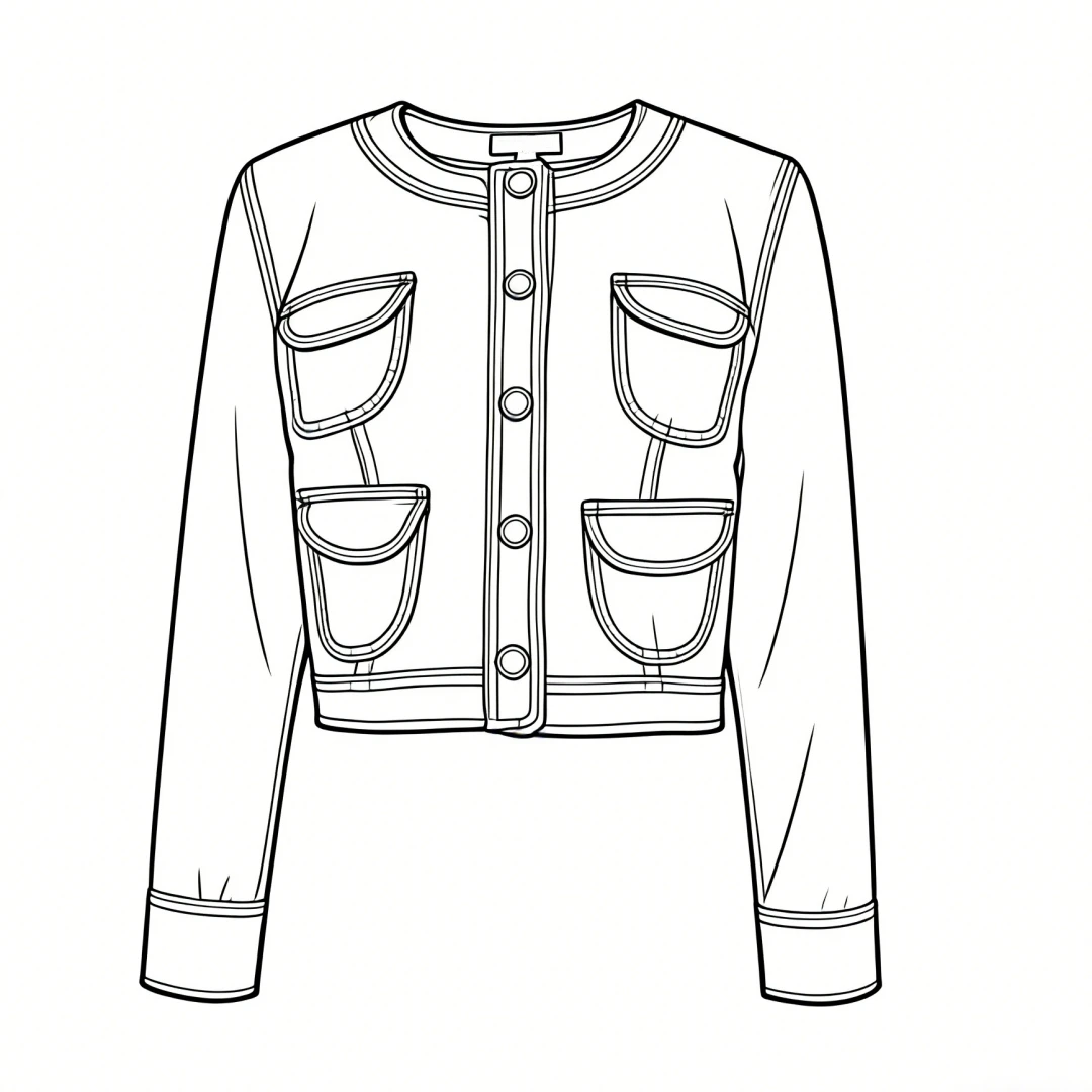 【Montendre】秋冬新款 J 复古水洗单排扣圆领短款牛仔外套上衣女