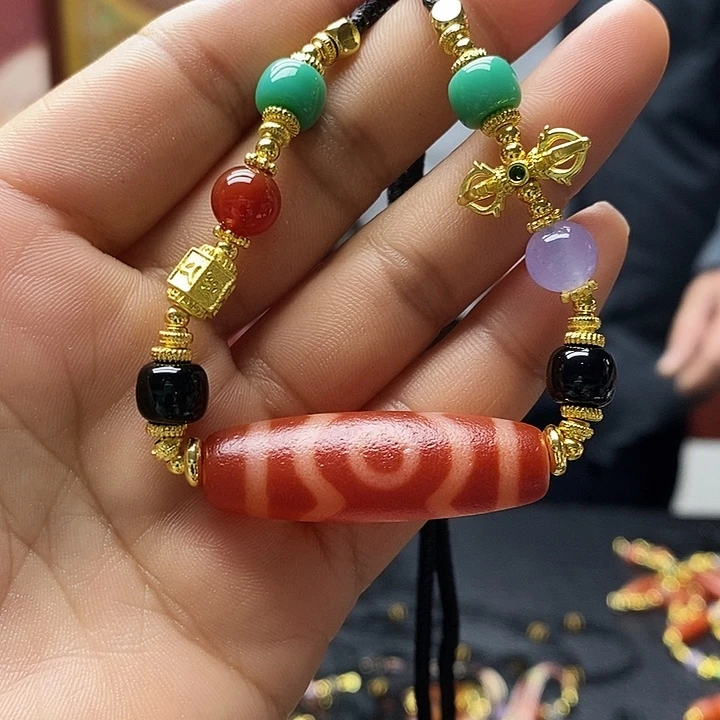 玛瑙/玉髓合金颈饰