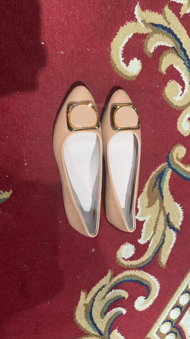 （壹姐宠粉）低跟四季通用尖头浅口夏季单鞋休闲女士粗跟跟鞋