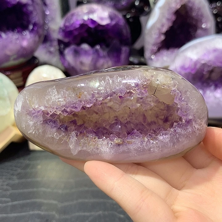 未镶嵌珠宝半成品紫晶