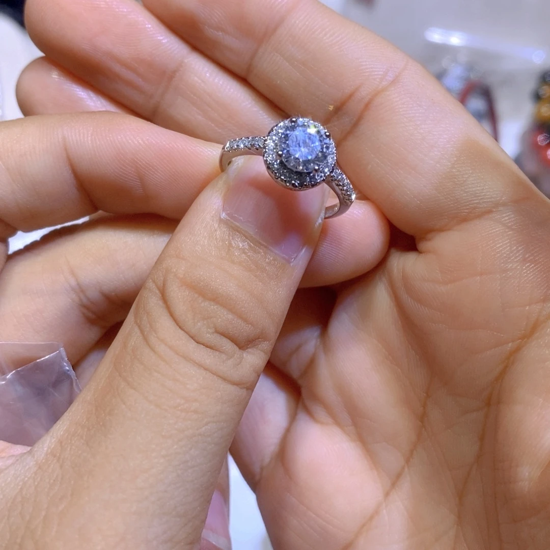 合成碳硅石非金属公主圆包一个