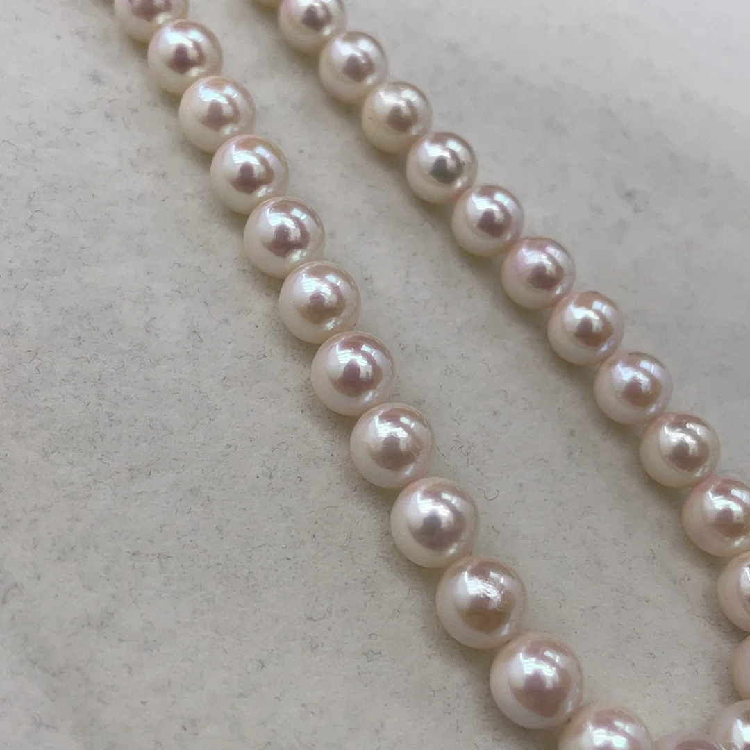 海水珍珠银S925镶嵌颈饰