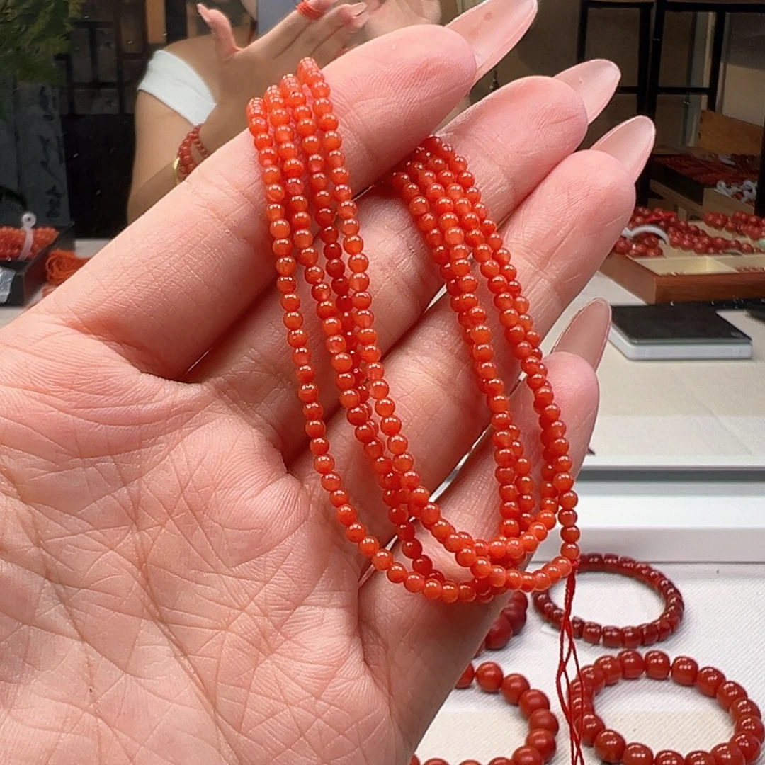 未镶嵌手链南红玛瑙