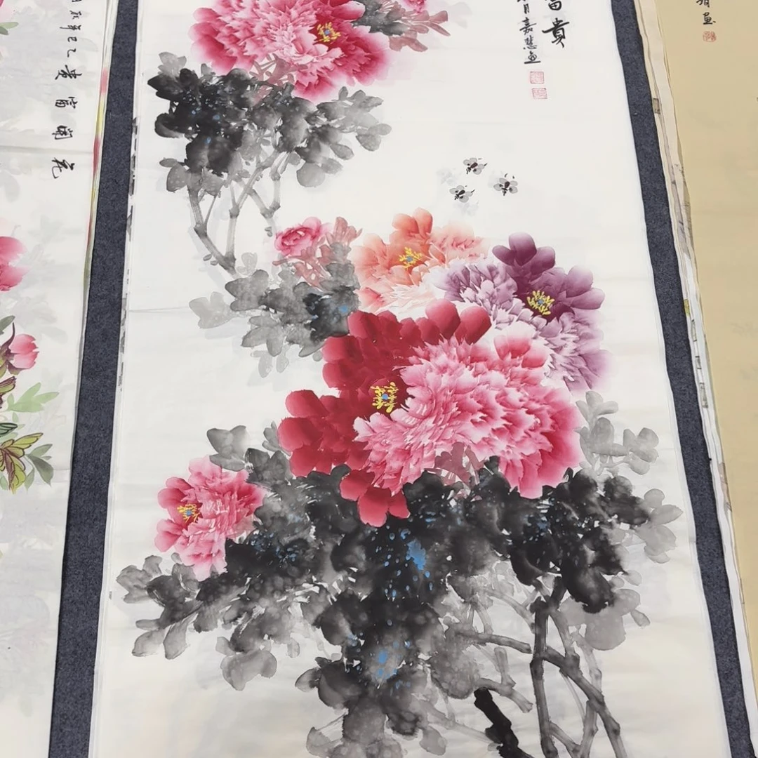 国画140×70画画画画